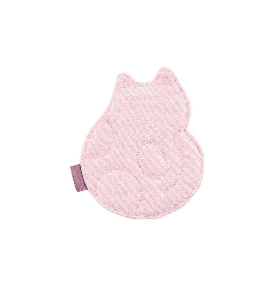 Valentine’s Day Cat Pink Coaster - Valentine (Other) ornament collectible - Main Image 2