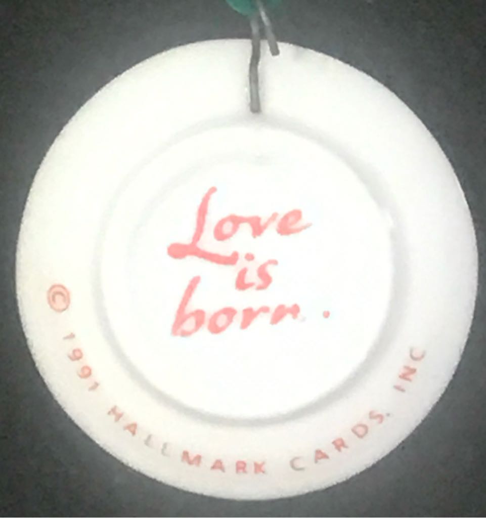 Love Is Born  (Nativity) ornament collectible - Main Image 2
