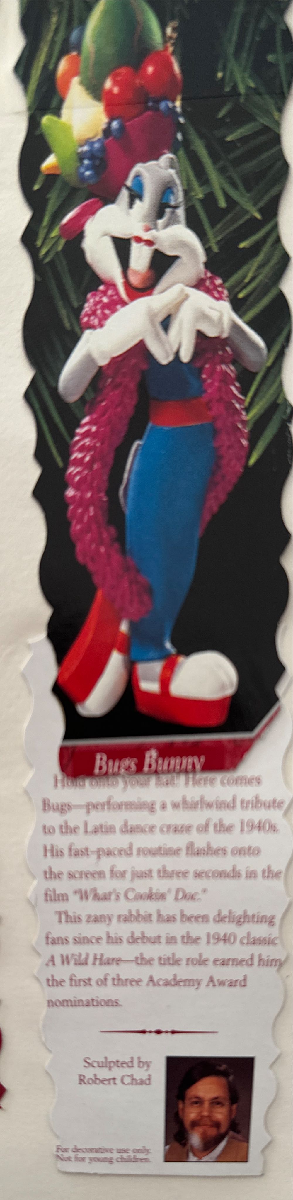 Looney Tunes - 1998 - Bugs Bunny Latin Dancer - Looney Tunes (Cartoon Characters) ornament collectible - Main Image 2