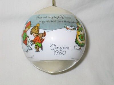 Joan Walsh Anglund - 1980 - Famous Illustrators (Satin Ball) ornament collectible - Main Image 2