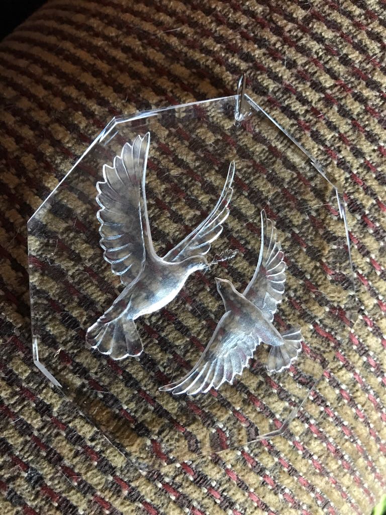 Stained Glass Sleigh