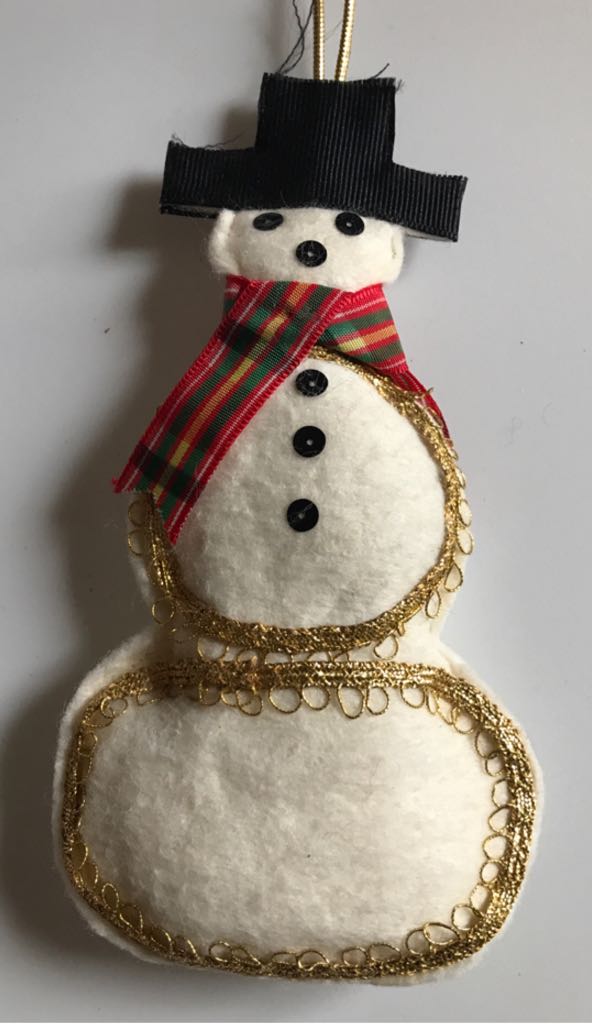 Snowman Skiing - Snowman (Made From The Heart) ornament collectible - Main Image 1
