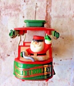 Here Comes Santa - 1982 - #4 - Jolly Trolly - Here Comes Santa (Collectible Series) ornament collectible - Main Image 2