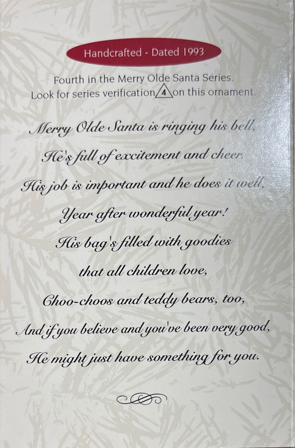 Merry Olde Santa #4 - Merry Olde Santa (Collectible Series) ornament collectible - Main Image 2