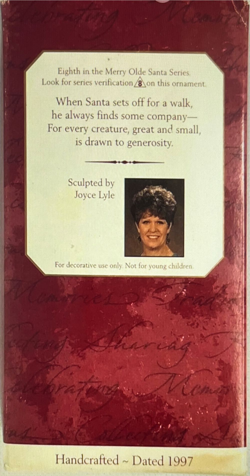 Merry Olde Santa #8 - Merry Olde Santa (Collectible Series) ornament collectible - Main Image 2