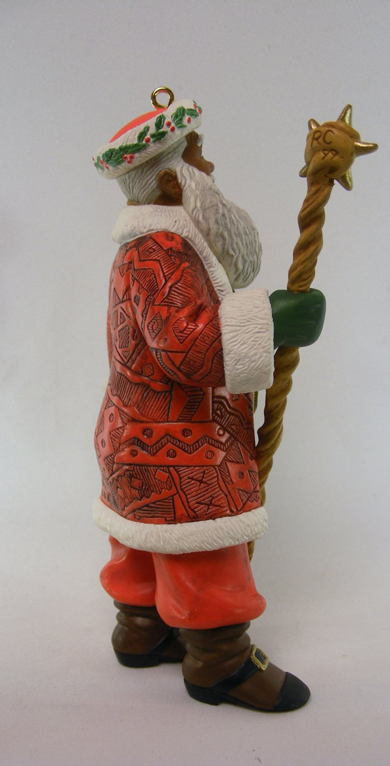 Joyful Santa - 1999 - #1 - Joyful Santa (Collectible Series) ornament collectible - Main Image 2