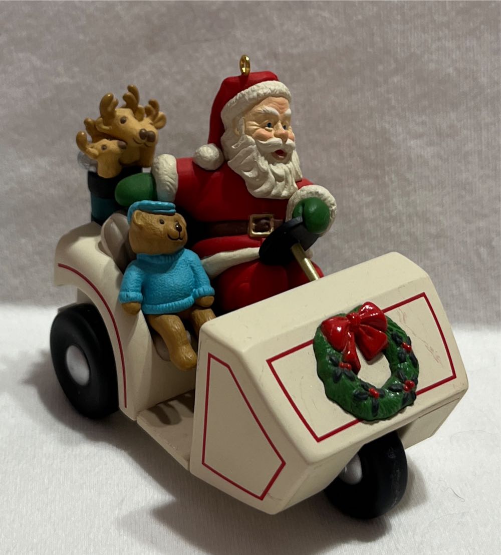 Santa’s Golf Cart #21 - Here Comes Santa (Santa) ornament collectible - Main Image 3