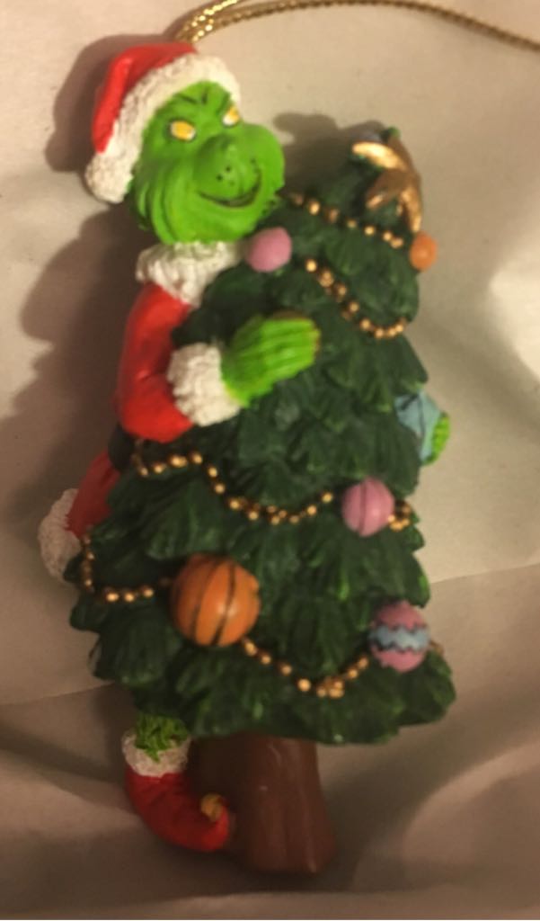 Grinch Stealing The tree  ornament collectible - Main Image 1