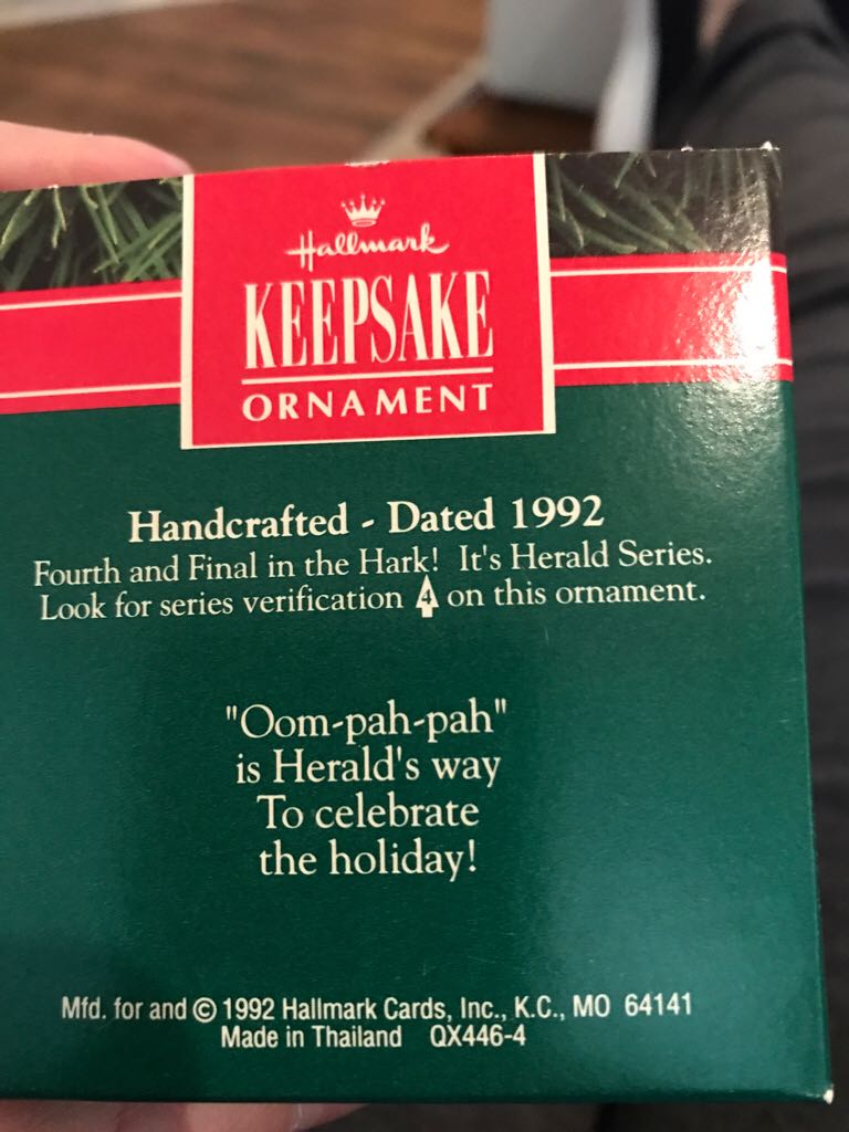 Hark! It’s Herald - Hark! It’s Herald (Keepsake Miniature) ornament collectible - Main Image 2