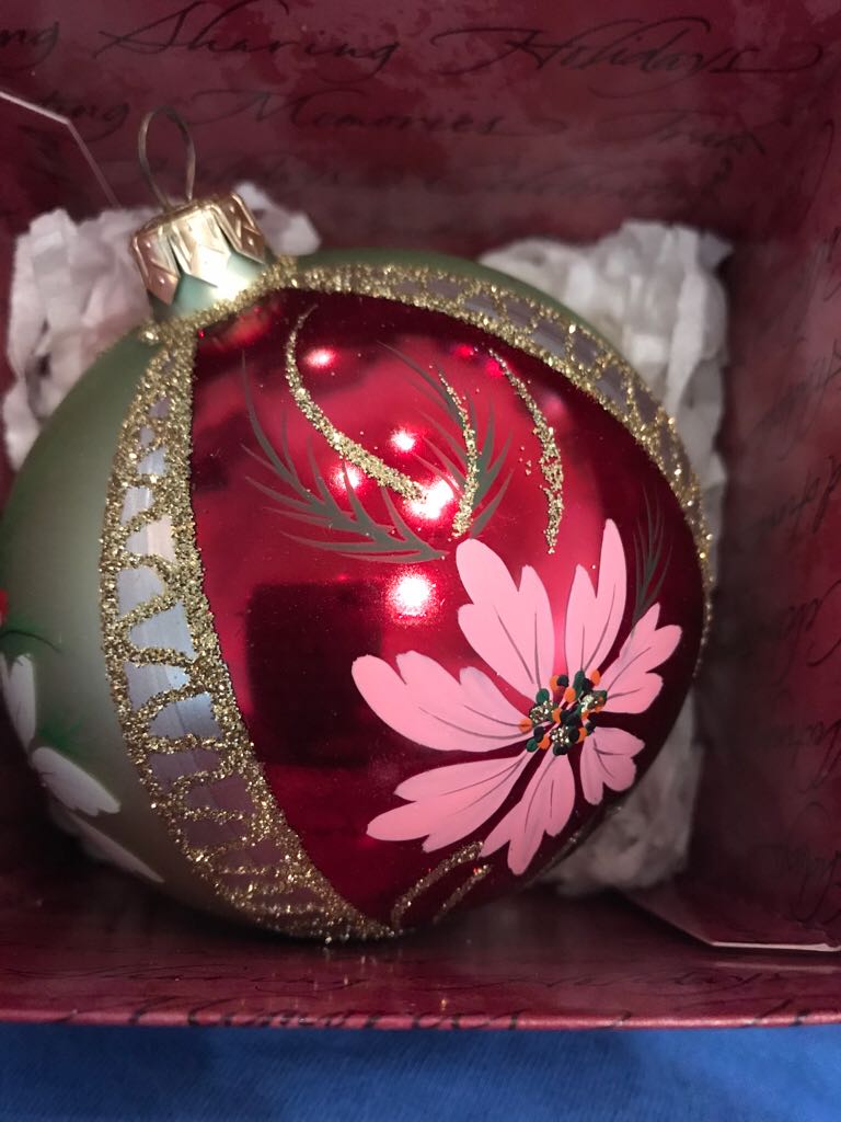 White Poinsettias (Keepsake Ornament) ornament collectible - Main Image 2