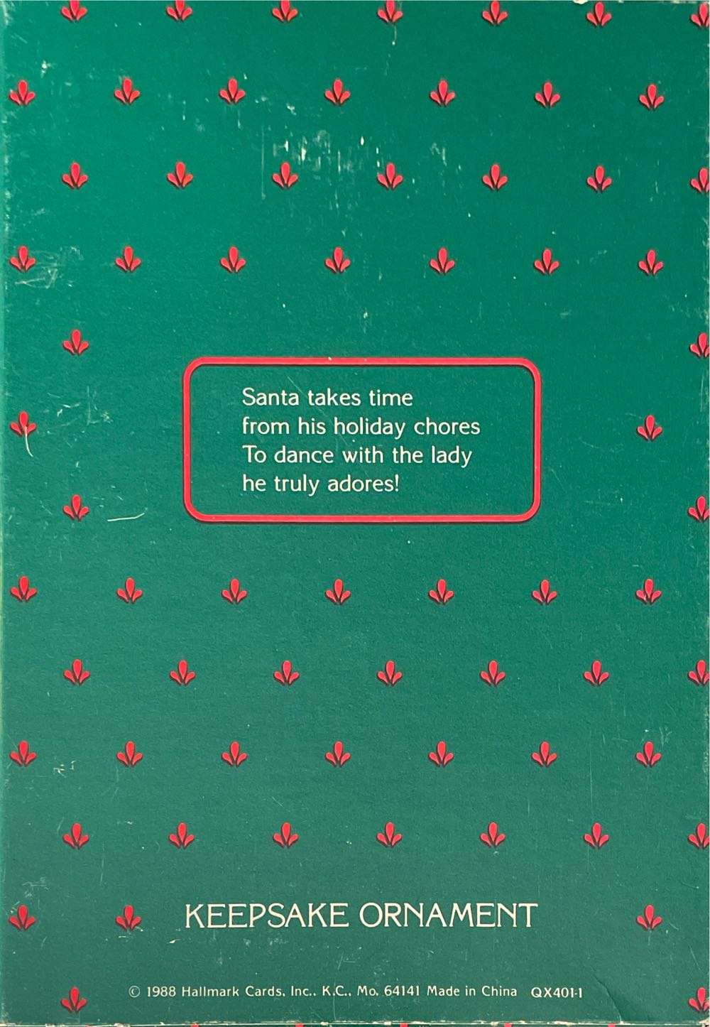 M&MC#3 Shall We Dance - Mr. And Mrs. Claus (Mr. and Mrs. Claus) ornament collectible - Main Image 3