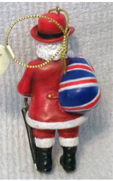 Danbury Mint England  (Santa Around The World) ornament collectible - Main Image 2