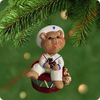 Paper Mache - Ornament - Red - Gold Stars