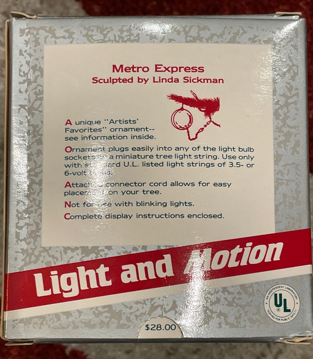 Metro Express - Light And Motion (Magic) ornament collectible - Main Image 3