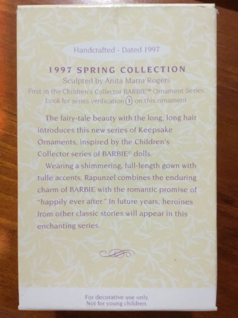 Barbie as Rapunzel - Barbie As (Children’s Collector Series) ornament collectible - Main Image 2