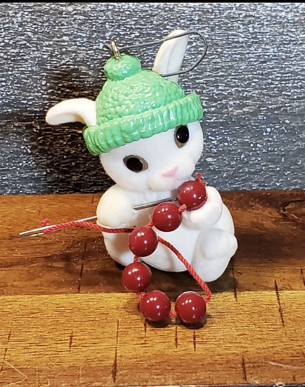 Cranberry Bunny - Bunny (Animal) ornament collectible - Main Image 3