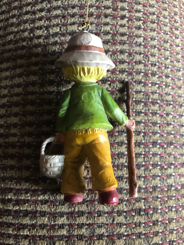 Bradford - Just For You - Boy With Rabbit In Basket (Gift Ornament) ornament collectible - Main Image 2