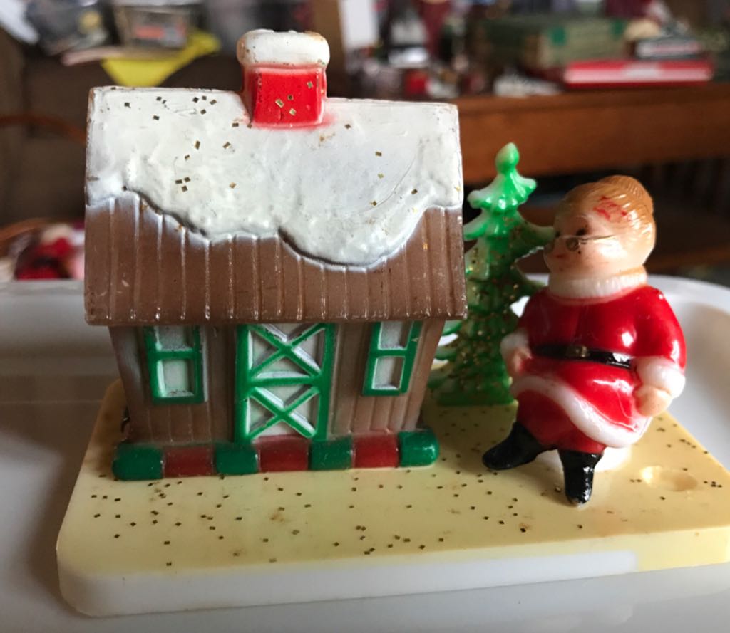 Spun Cotton - Ornament - Girl Pink Dress