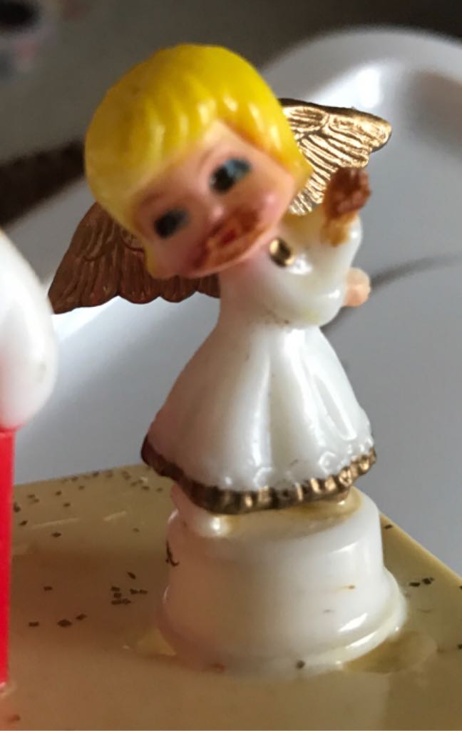 Pettymark - Red Church With Angel - Putz House (Vintage) ornament collectible - Main Image 2