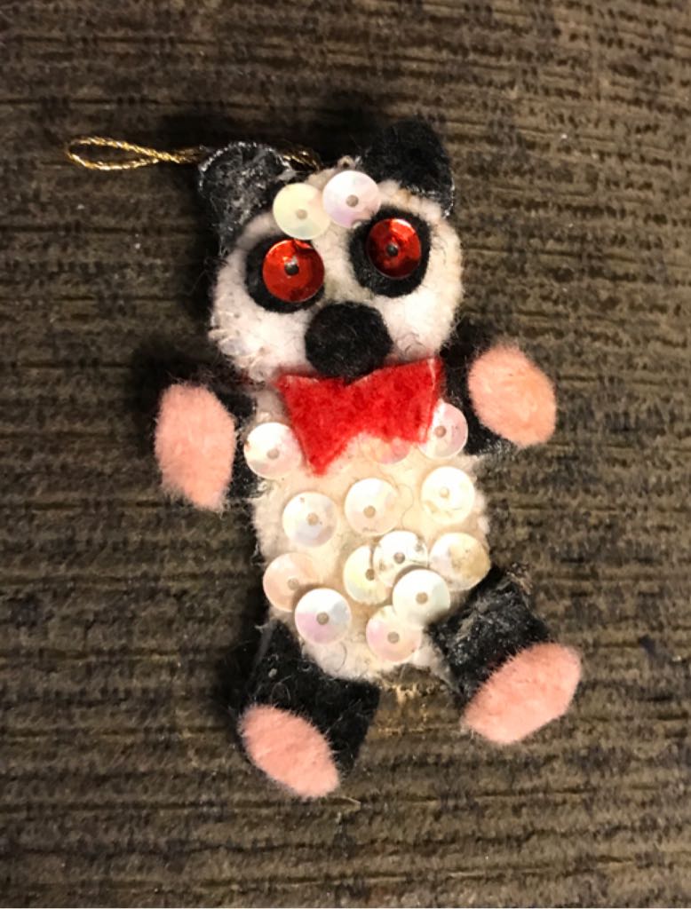 Felt - Mini - Panda - Bear (Animal) ornament collectible - Main Image 1