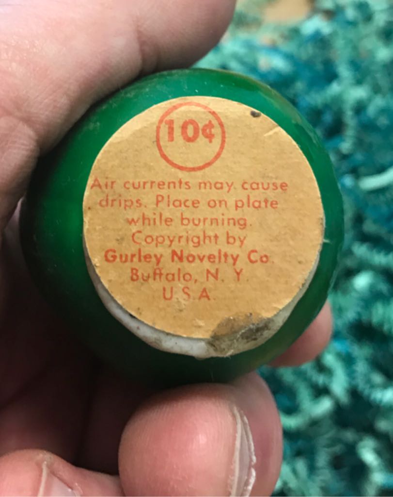 Gurley - Easter - 3” - Egg - Bird - Green - Easter Egg (Easter Candles) ornament collectible - Main Image 2