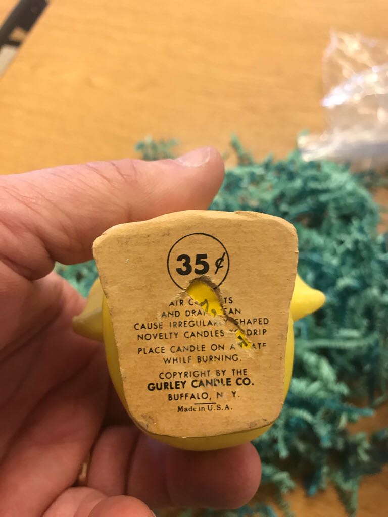 Gurley - Easter - 5” - Duckling - Duck (Easter - Candle) ornament collectible - Main Image 2