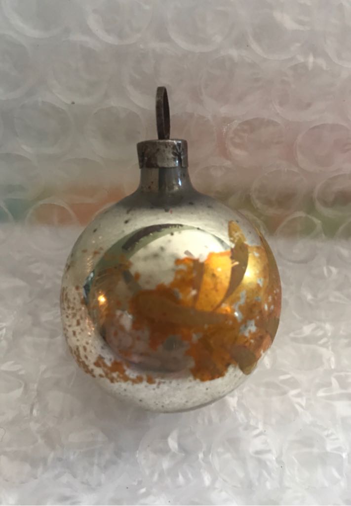 Feather Tree - Round - Yellow Band, Blue Flower - Round (Feather Tree) ornament collectible - Main Image 2