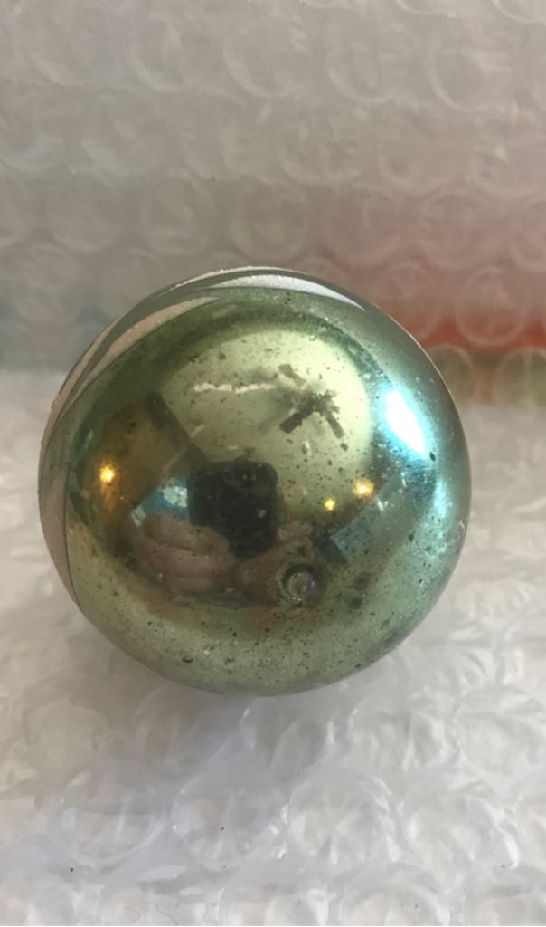 Feather Tree - Round - Green And White Leaves - Round (Feather Tree) ornament collectible - Main Image 2