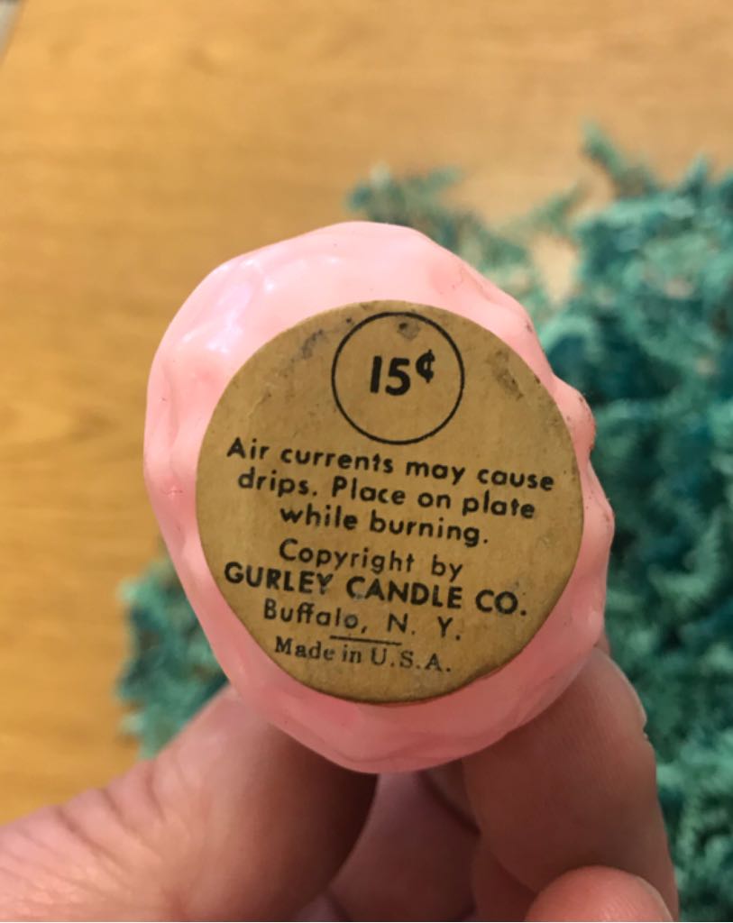 Gurley - Easter - 3” - Basket - Pink - Bunny - Yellow - Easter Basket (Easter - Candle) ornament collectible - Main Image 2