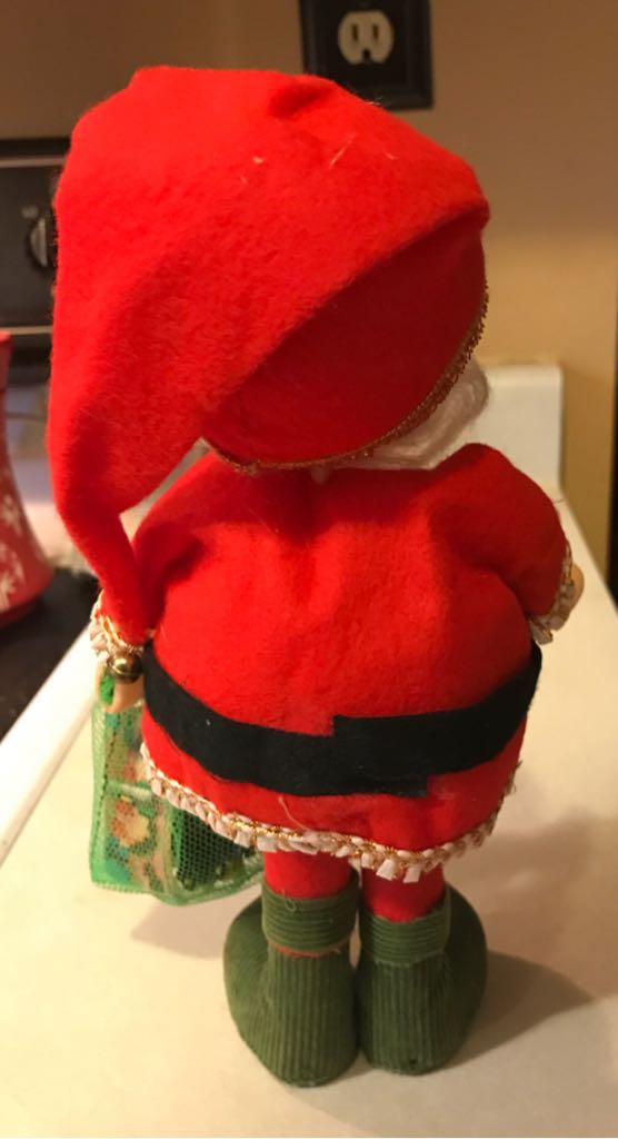 Spun Cotton - Santa - Standing - Santa (Spun Cotton) ornament collectible - Main Image 2