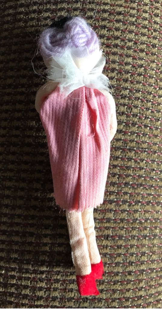 Spun Cotton - Ornament - Girl Pink Dress - Child (Spun Cotton) ornament collectible - Main Image 2