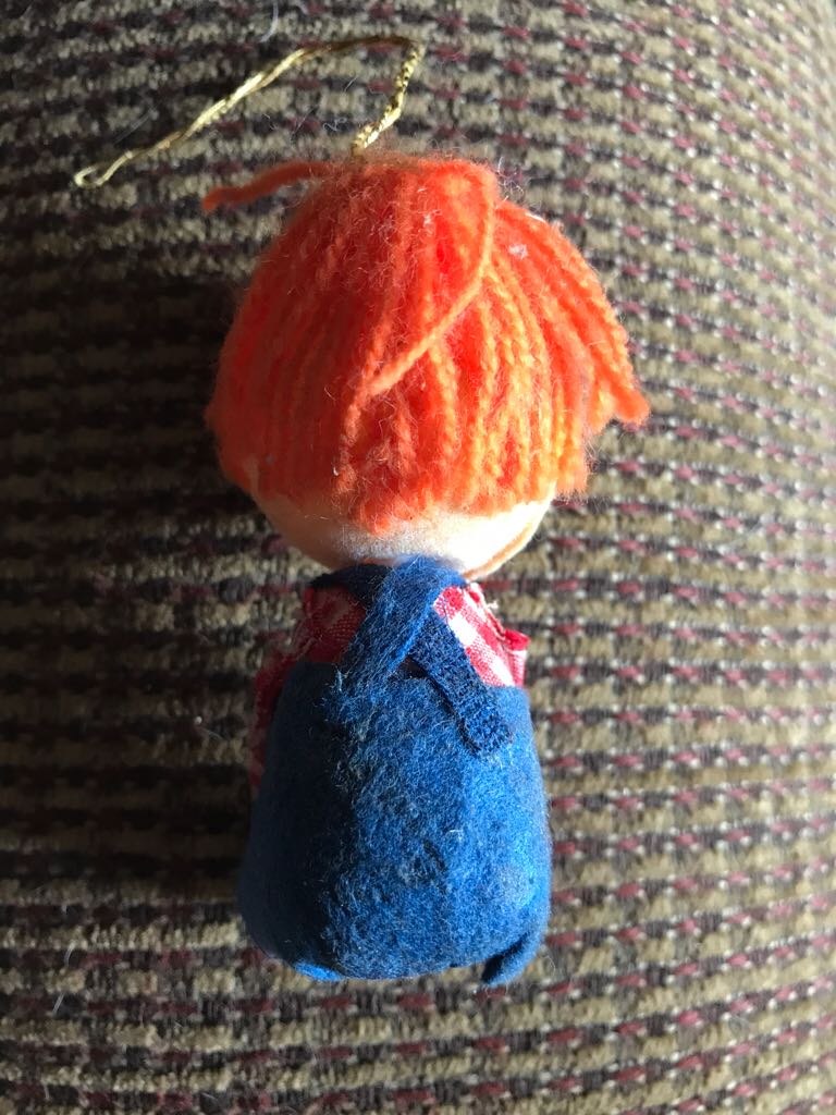 Flocked - Raggady Andy - Raggedy Ann and Raggedy Andy (Doll) ornament collectible - Main Image 2
