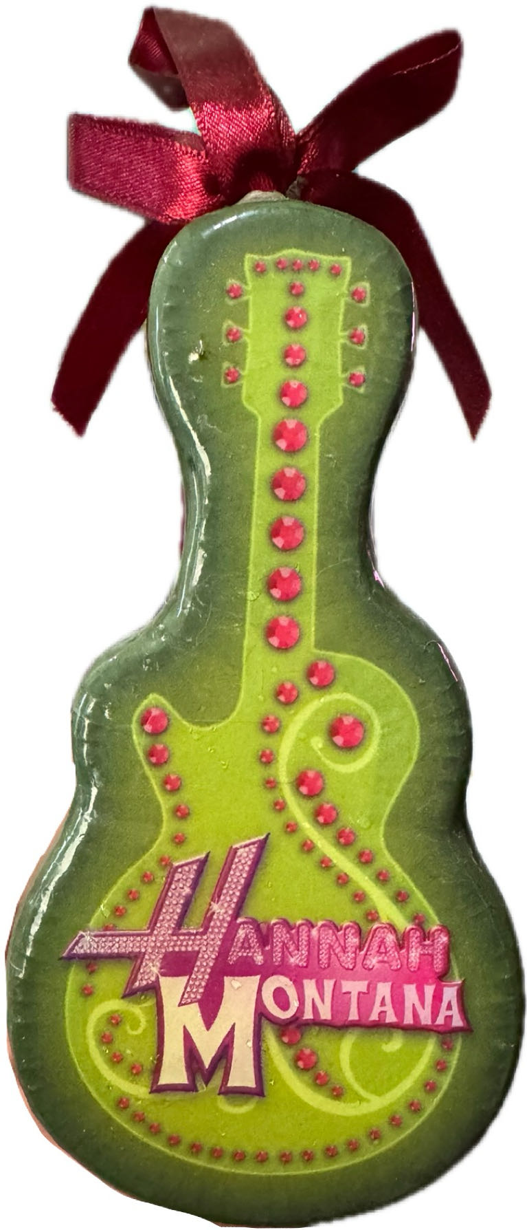 Little Red Truck Hauling a Christmas Tree