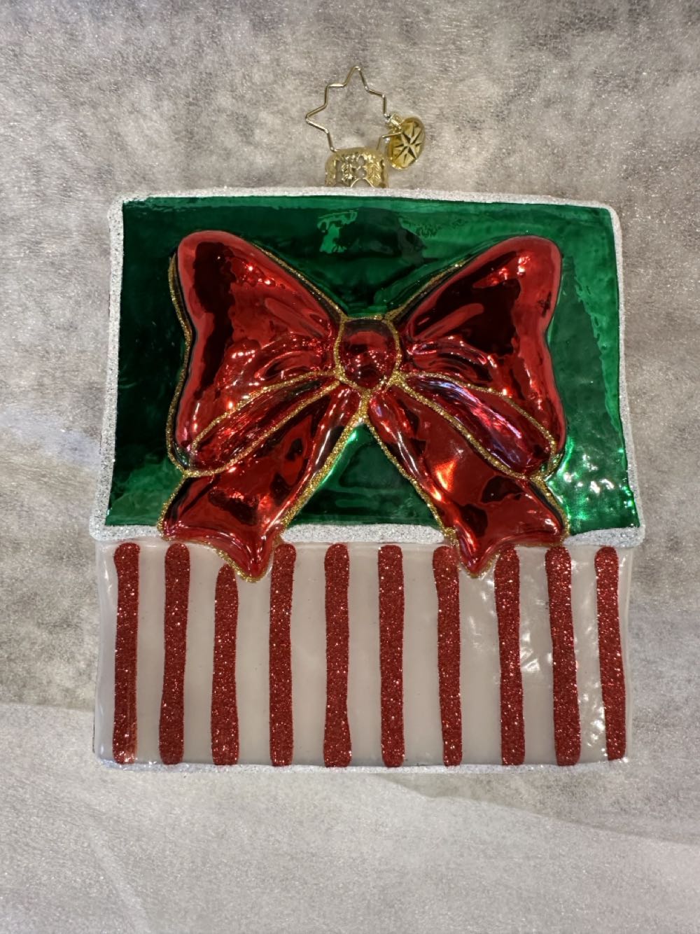 Out Of The Box Striped Santa Toy Chest - 1020304 ornament collectible - Main Image 3