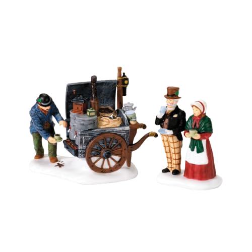The Coffee Stall Building And Accessory Department 56 Dickens’ Village The Coffee Stall Building And Accessory Figurine Set Of 2 2.5 Inch - Dickens Village ornament collectible [Barcode 734409240490] - Main Image 1
