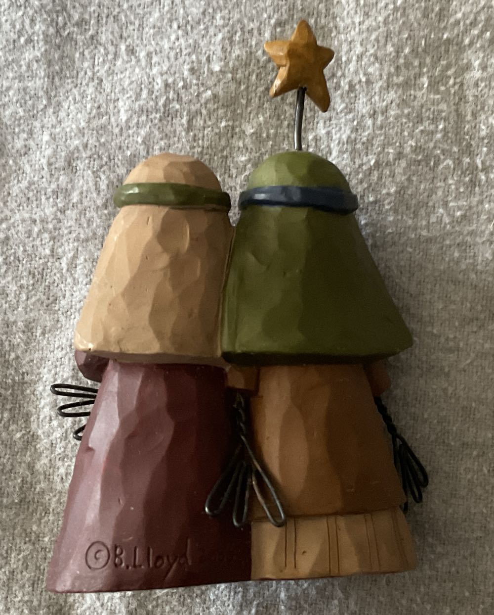 Christmas Nativity Figurine Love Was Born On Christmas Morn  (Nativity) ornament collectible - Main Image 2