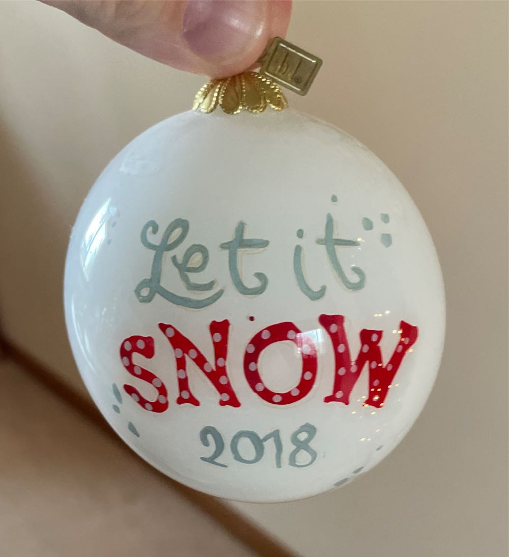 Let It Snow  ornament collectible - Main Image 2