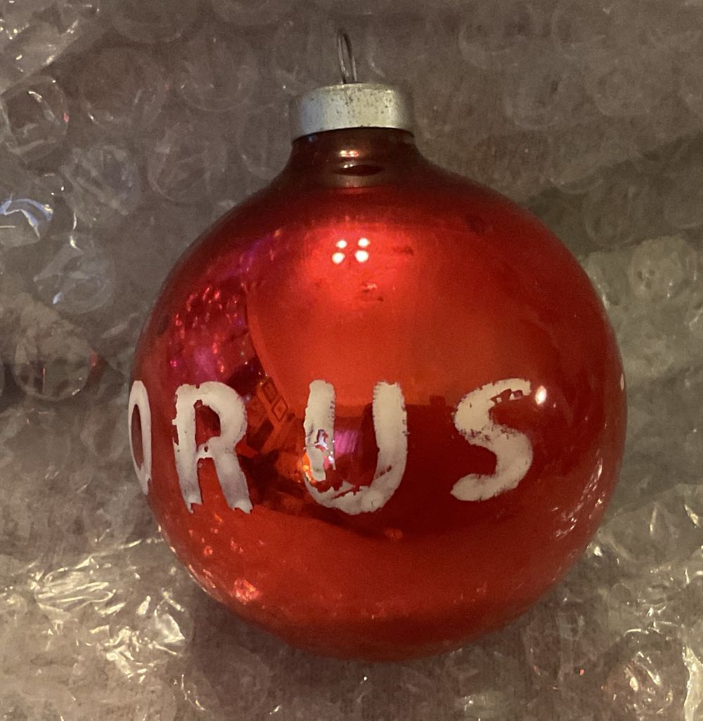 Glass Ball: Chorus 1979 - Homemade (Handmade) ornament collectible - Main Image 2