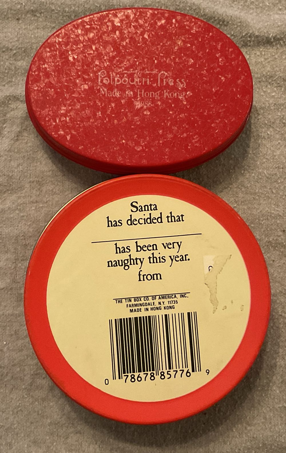 Santa Tins  (Christmas) ornament collectible - Main Image 2