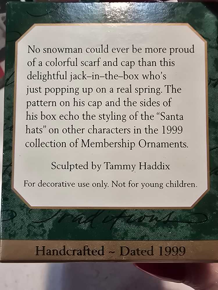 Snowy Surprise  ornament collectible - Main Image 2