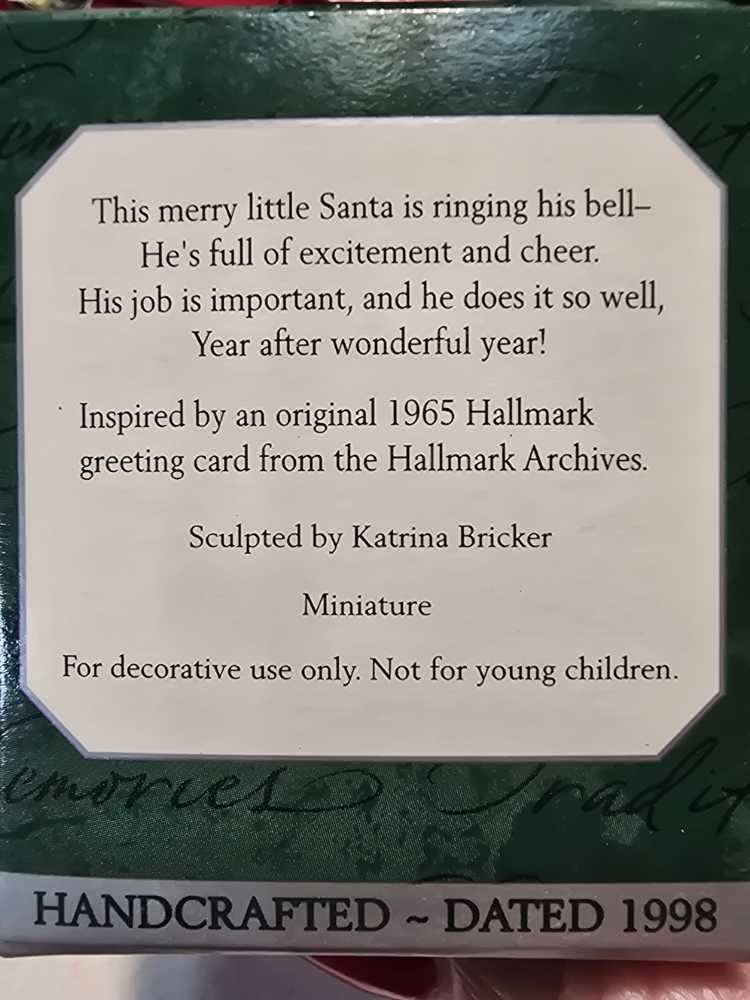 Kringle Bells  (Hallmark Club Exclusive) ornament collectible - Main Image 2