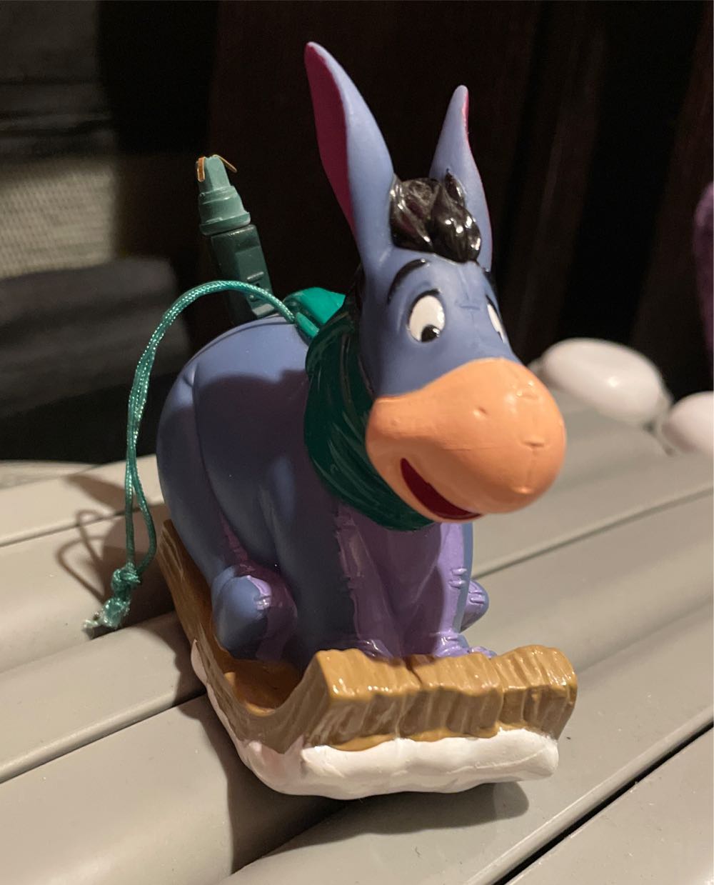 Vintage Russ Santa Claus Plush Ornament