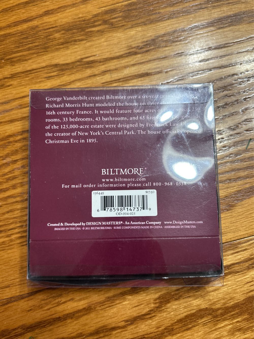 Biltmore  ornament collectible [Barcode 678598147379] - Main Image 2