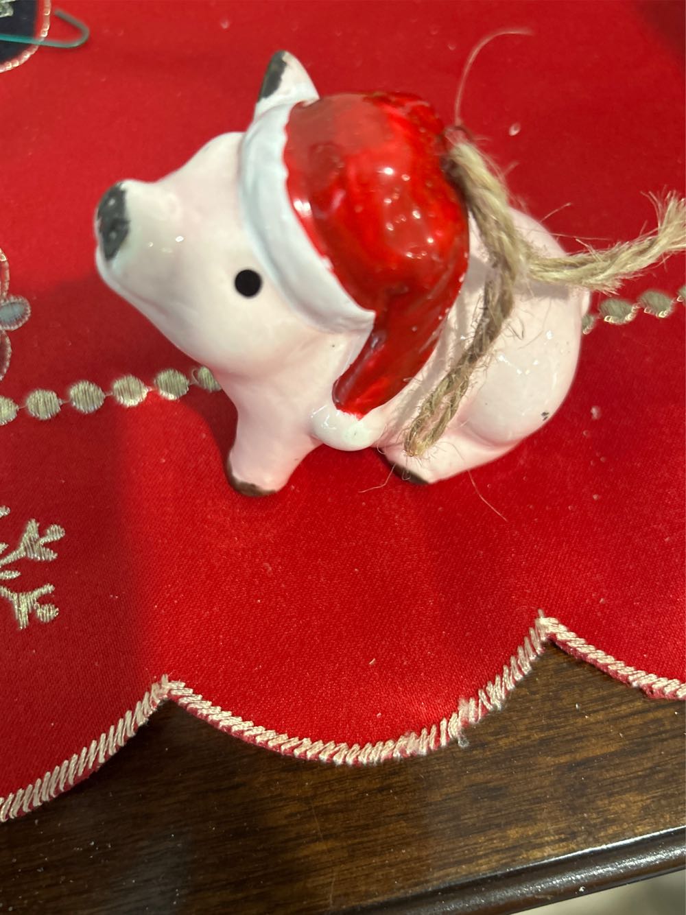 Farm Pig  ornament collectible - Main Image 2