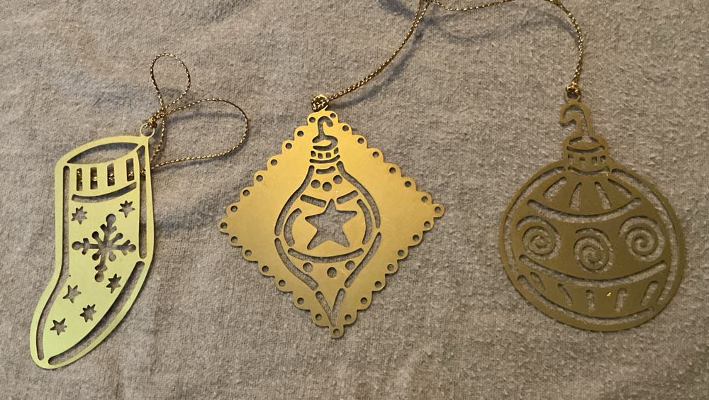 Brass Ornament Set  (Christmas) ornament collectible - Main Image 3