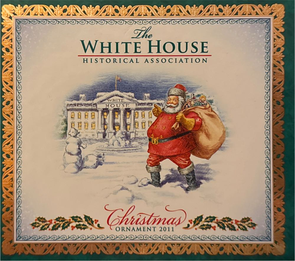 White House Christmas Ornament 2011 - White House Christmas Ornaments (Theodore Roosevelt) ornament collectible [Barcode 634228463301] - Main Image 2