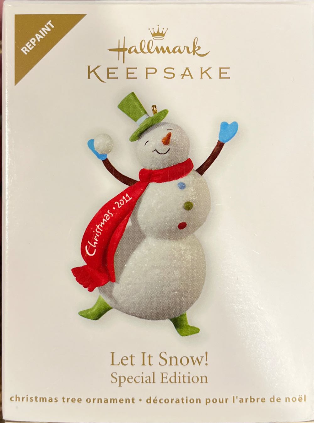 Let It Snow Keepsake - Let It Snow (Snowman) ornament collectible - Main Image 2