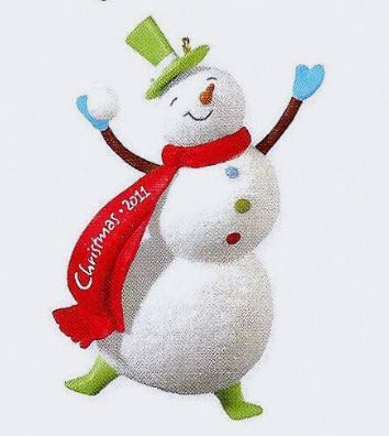 Let It Snow Keepsake - Let It Snow (Snowman) ornament collectible - Main Image 3