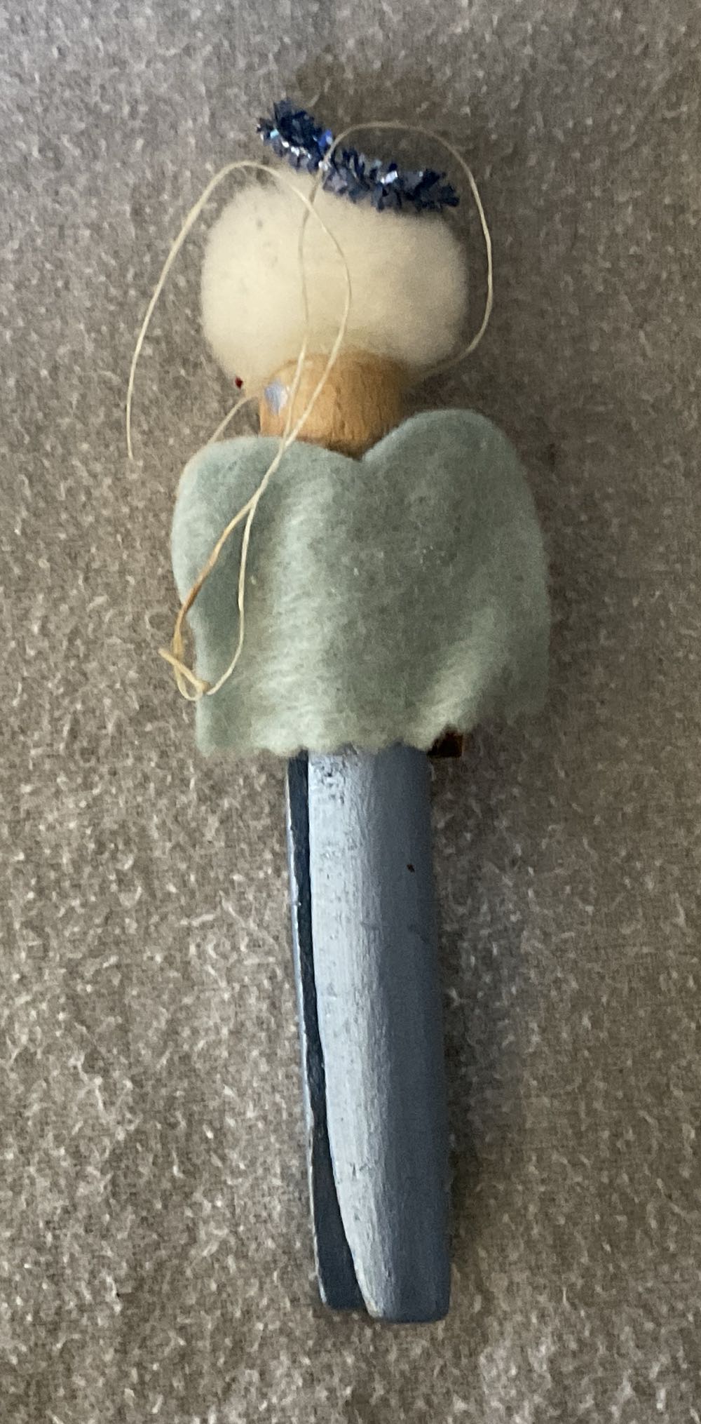 Clothespin Ornament Angel  (Handmade) ornament collectible - Main Image 3
