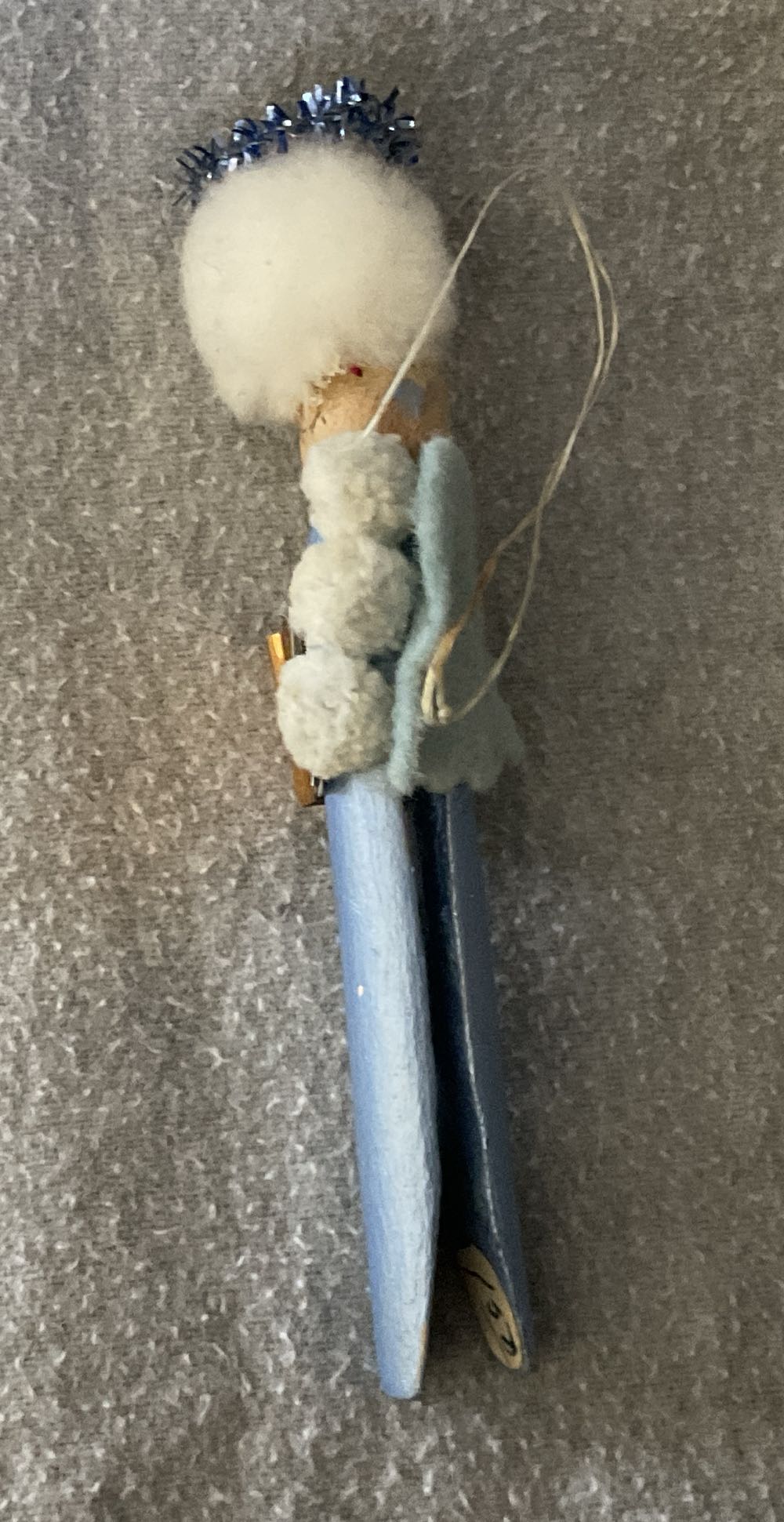 Clothespin Ornament Angel  (Handmade) ornament collectible - Main Image 4